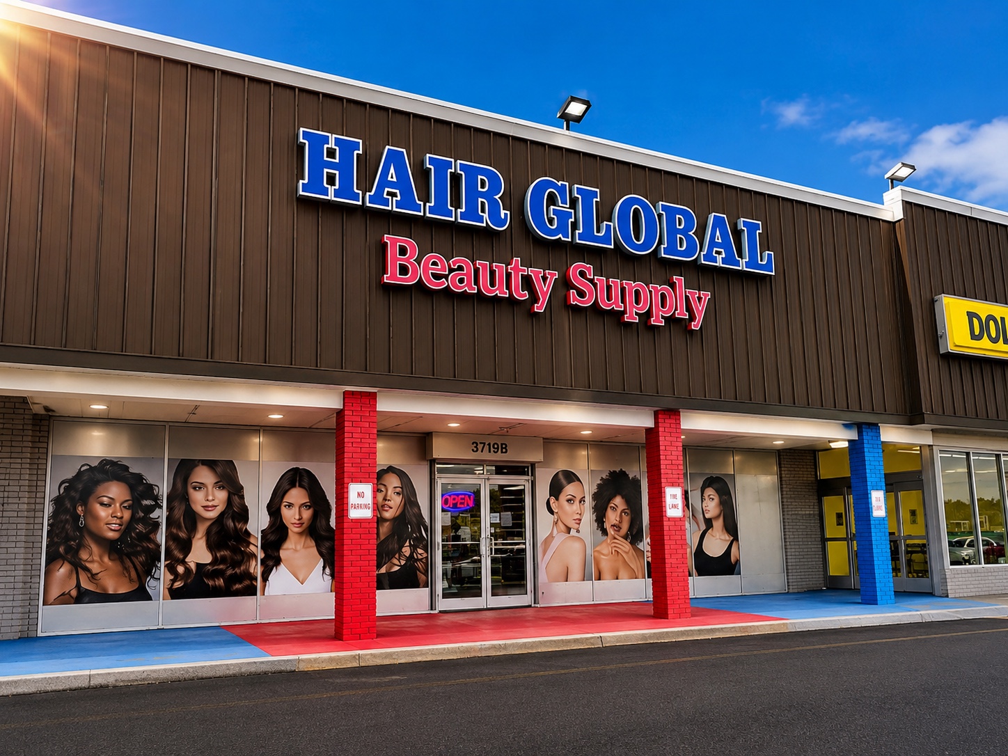 Hair Global Beauty Supply storefront in Nashville, Tennessee